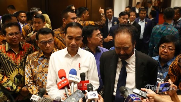 Surya Paloh Peluk Presiden PKS, Jokowi Akui Cemburu