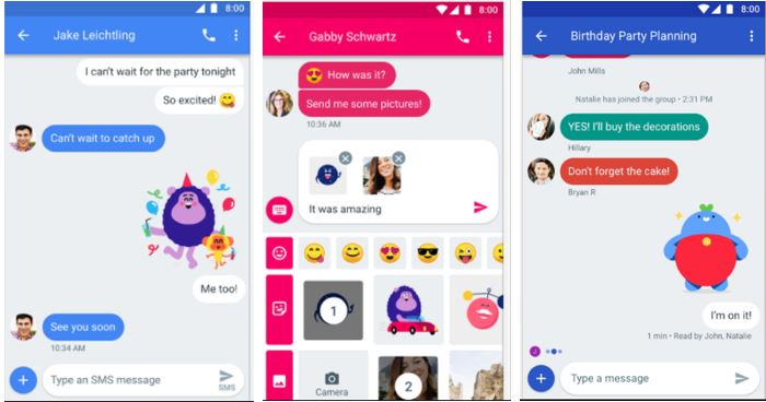 Stock Android Android Messages SMS app
