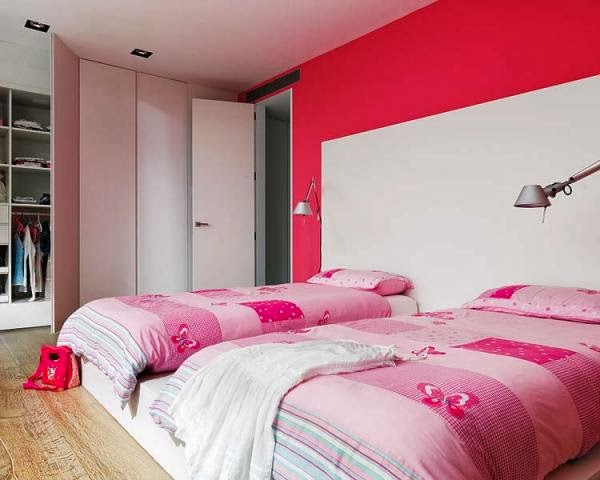 Dormitorios en fucsia y rosa - Ideas para decorar dormitorios