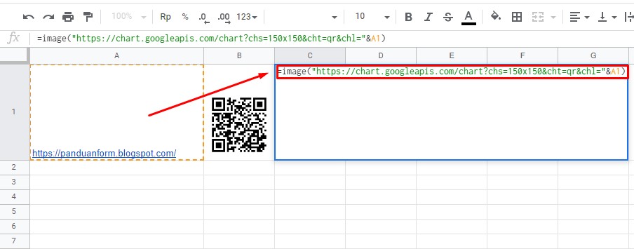 Cara Membuat Qr Code Dengan Google Spreadsheet