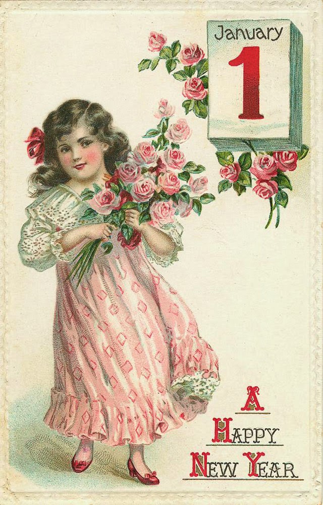 Cute and Beautiful Vintage New Year's Postcards Vintage Everyday