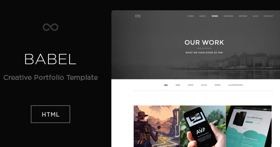 Babel - Creative Portfolio Template - Download New Themes
