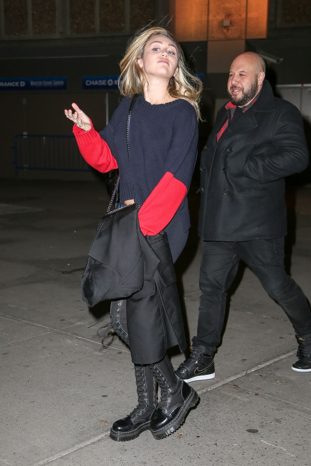 Miley Cyrus – Leaves Madison Square Garden in NYC – Celeb Central