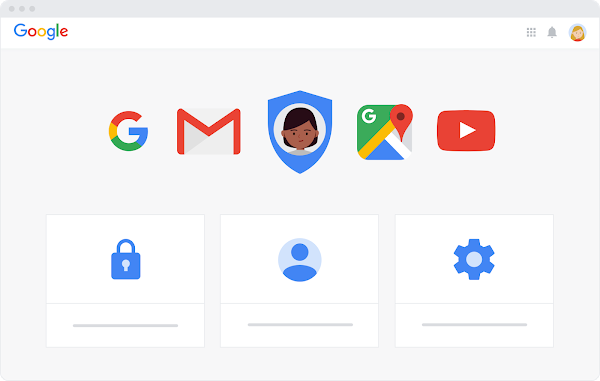 An image showing google products into one page