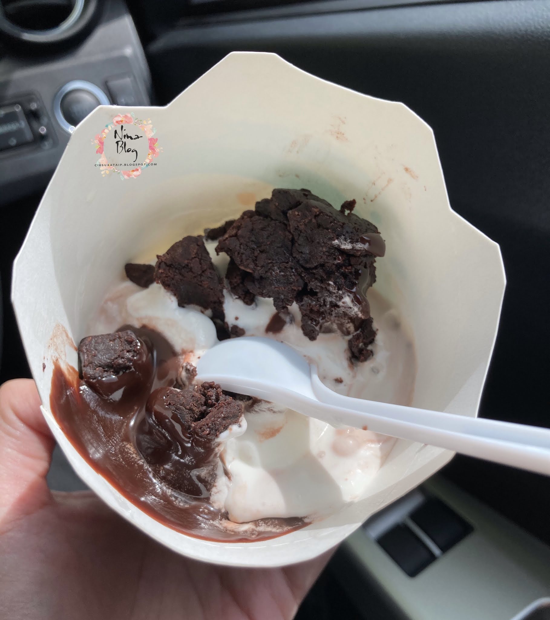 Raspberry Cheese Pie & Chocolate Brownie McFlurry McDonald's cik sukα