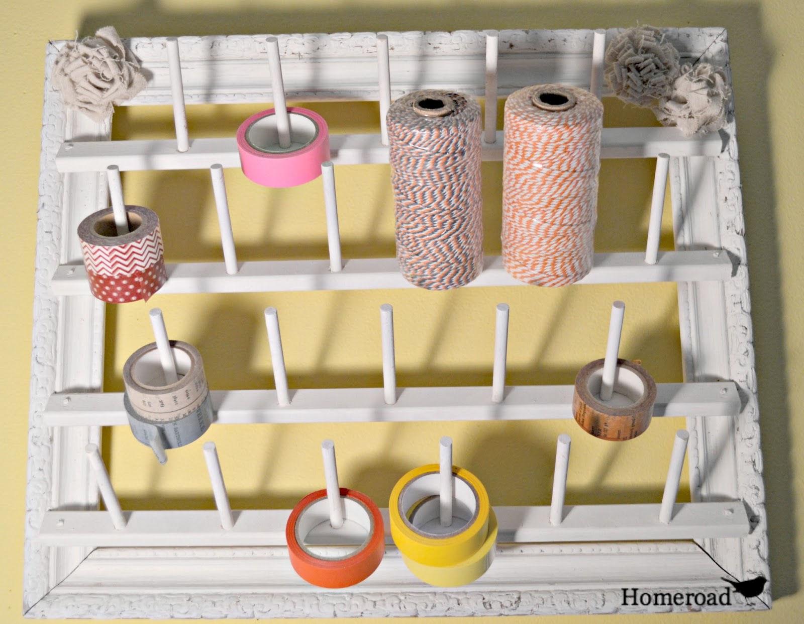 Washi Tape and Twine Organizer