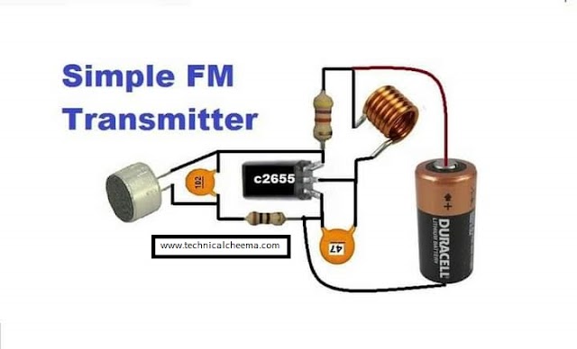 Simple FM Transmitter 2020 made by technical cheema