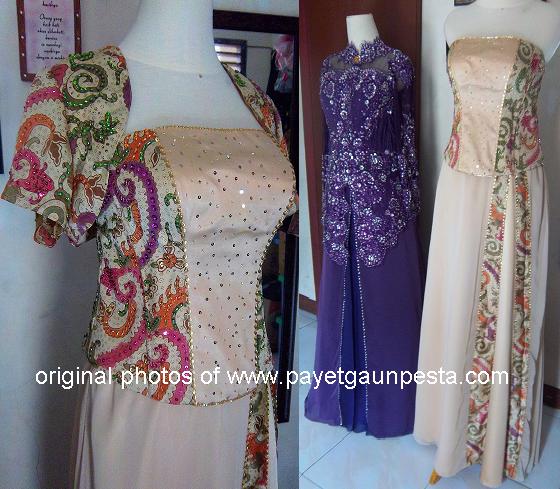 Payet Gaun Pesta  Desain Baju Pesta, Kebaya Modern dan 