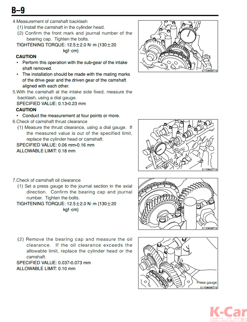 KCar Club Daihatsu JBDET,JBJL Engine repair manual
