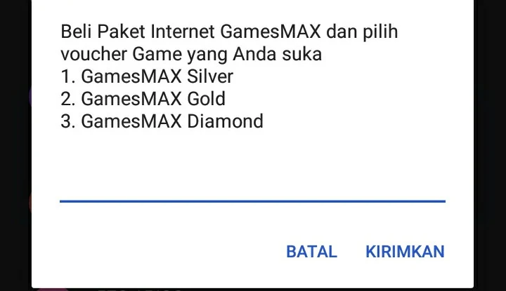 Kode Dial Terbaru Paket GamesMax 