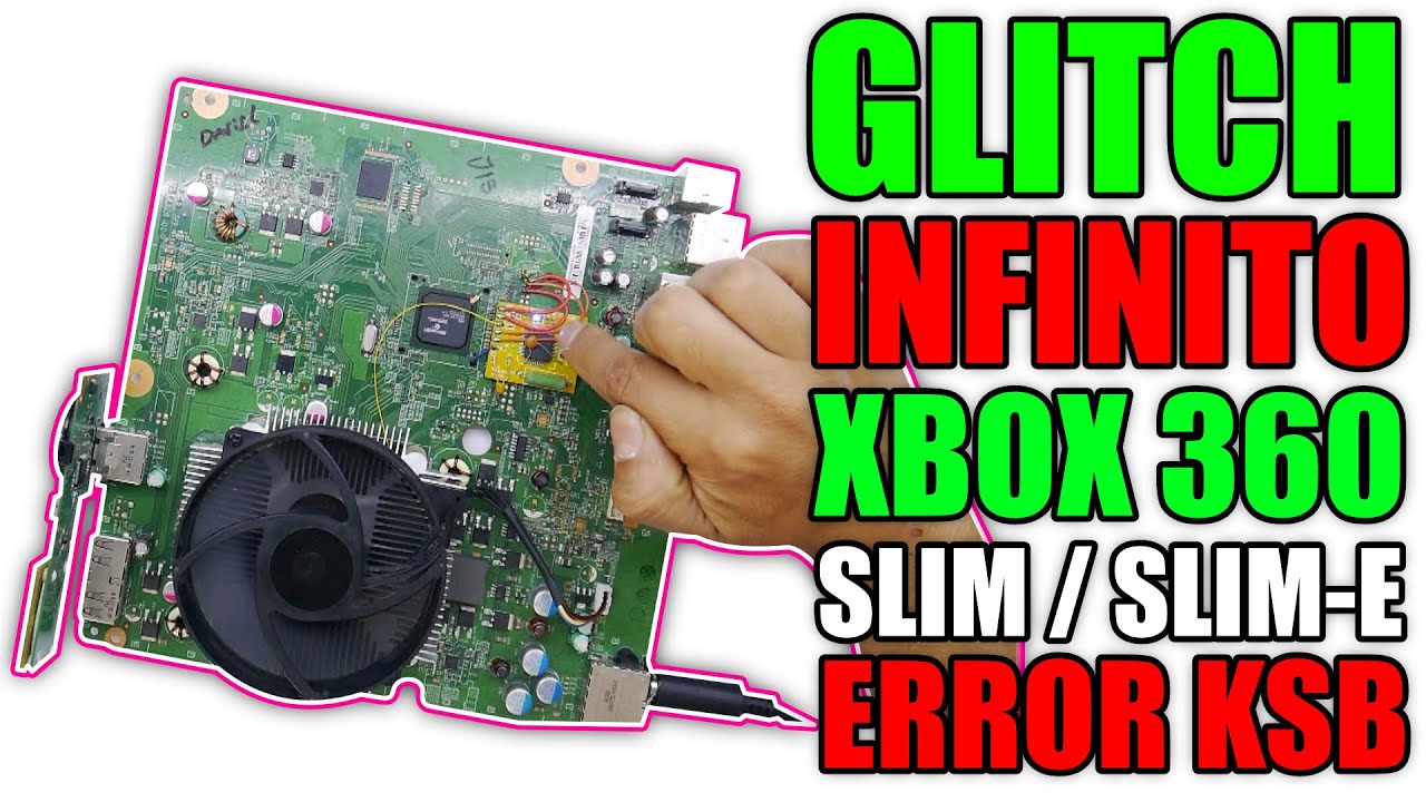 XBOX 360 SLIM E, NO DA IMAGEN, GLITCH INFINITO, NO PRENDE? REBALLING