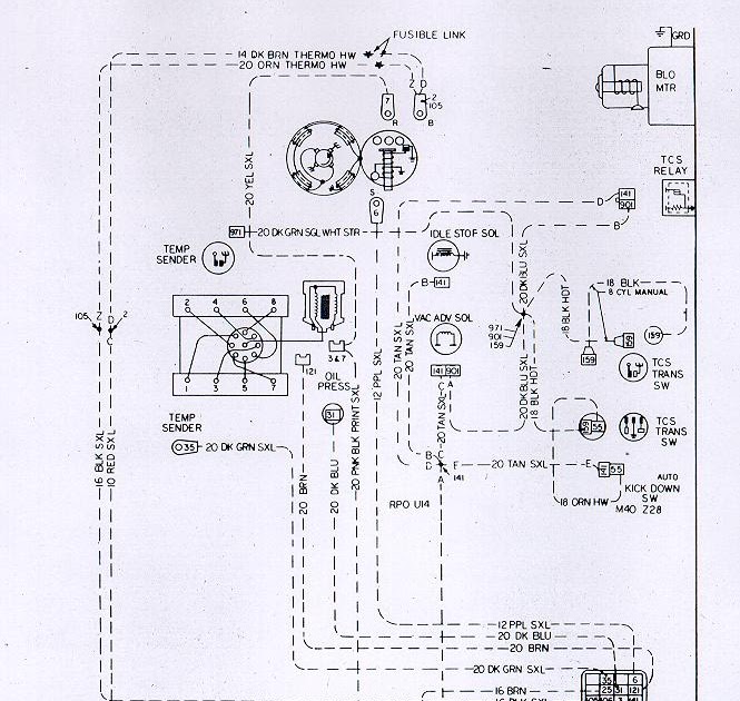 Free Auto Wiring Diagram: Chevrolet Camaro Z28 Engine ... exterior wiring diagram 91 toyota p u 
