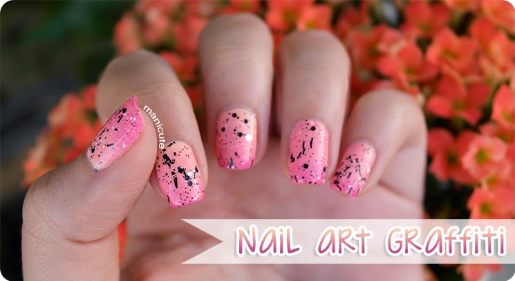 astor play the graffiti ombre nails