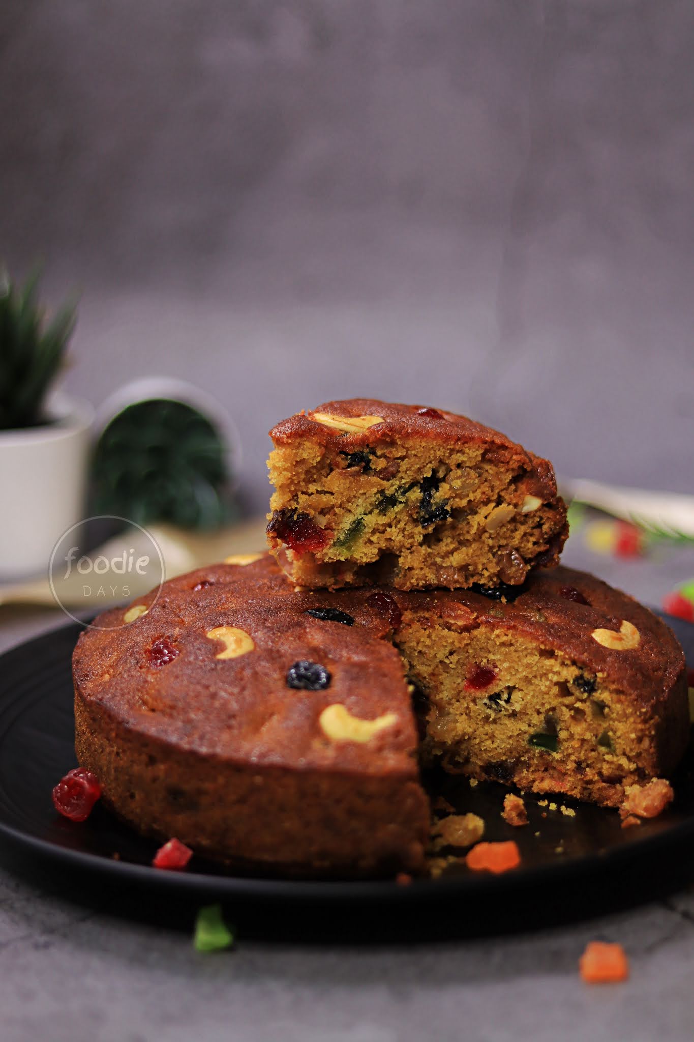 Christmas Special Plum Cake / Rich Moist Fruit Cake / Instant Plum Cake