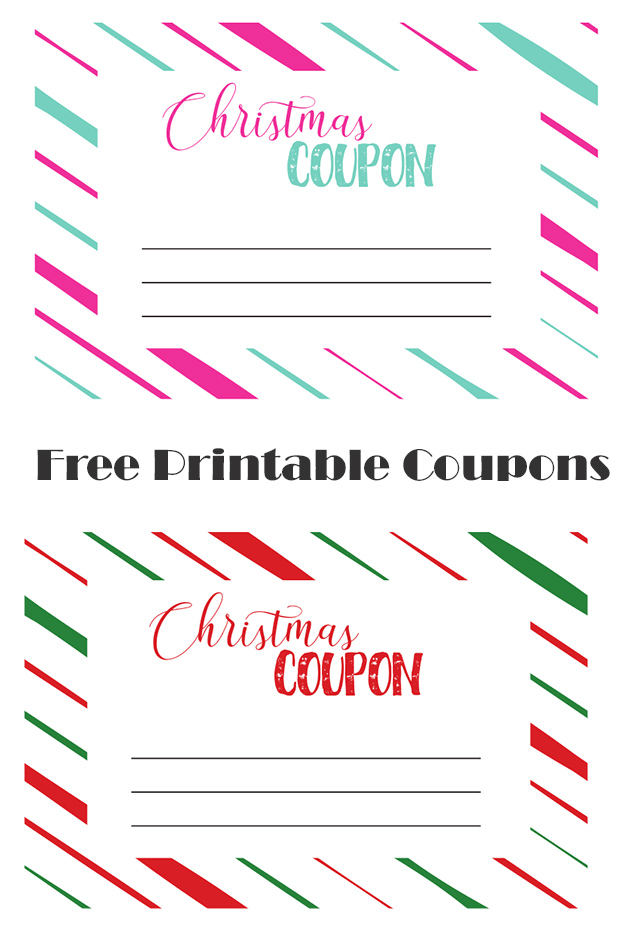 Printable Christmas Coupons Crafting In The Rain