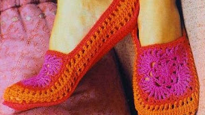 Teje tu propio calzado crochet - muy fácil