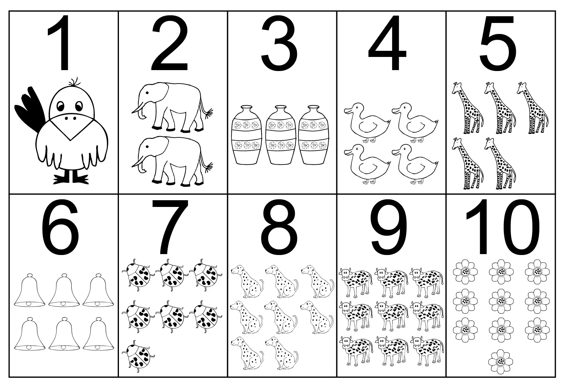 Coloring Pages For Numbers