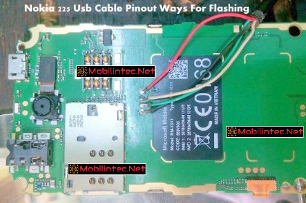 Tricks jumper flashing with USB pinout Nokia 225 Tricks jumper flashing with USB pinout Nokia 225