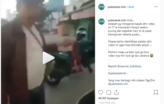Fakta Video Viral Pria Makan Kucing Hidup Hidup Yang Sedang Diburu Polisi Alhidamart