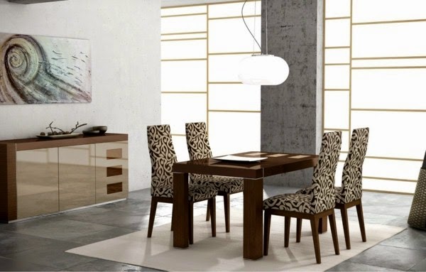 Beautiful examples of leather chairs for dining room!