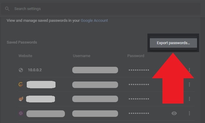 How to View, Edit, Delete, and Export Saved Passwords in Google Chrome 7