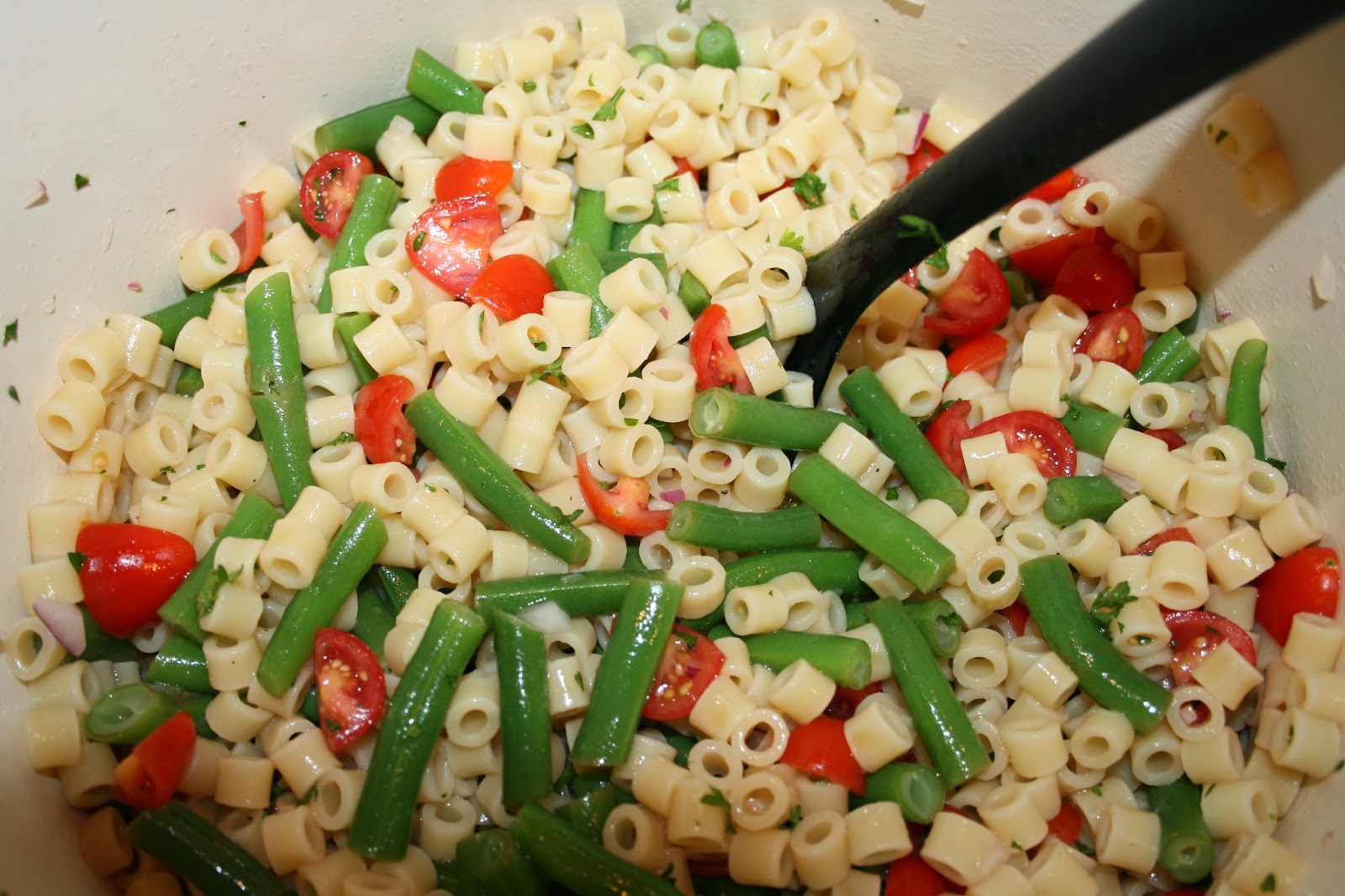 A Guy, A Girl, 2 Babies and a Budget Ditalini Pasta Salad with Lemon