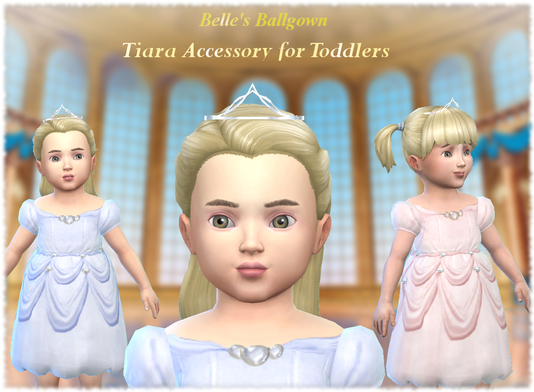 My Sims 4 Blog Belles Ball Gown And Tiara For Toddlers