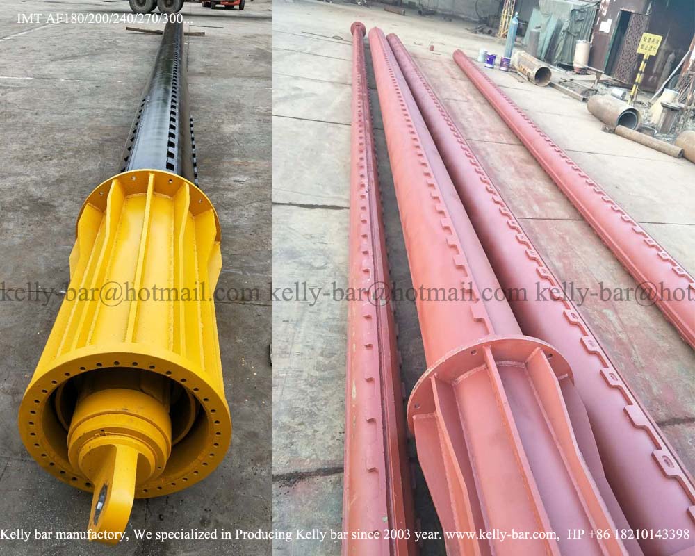 Kelly bar / Interlocking kelly bar / Friction kelly bar. IMT, MAIT