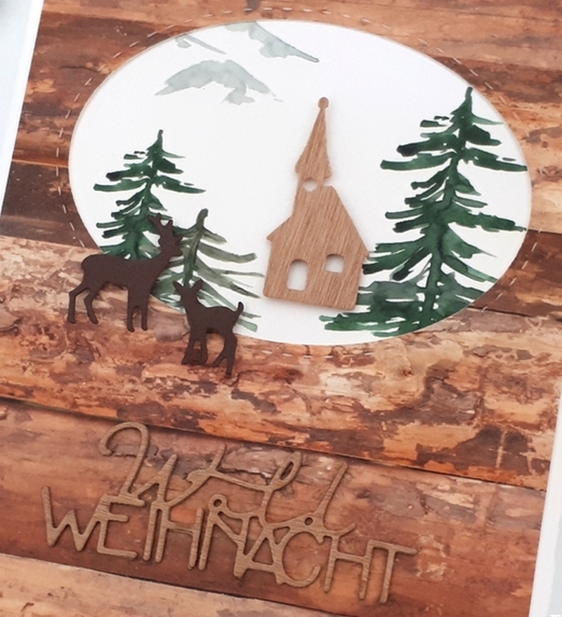 Weihnachten mit Alpenpanorama - Charlie & Paulchen