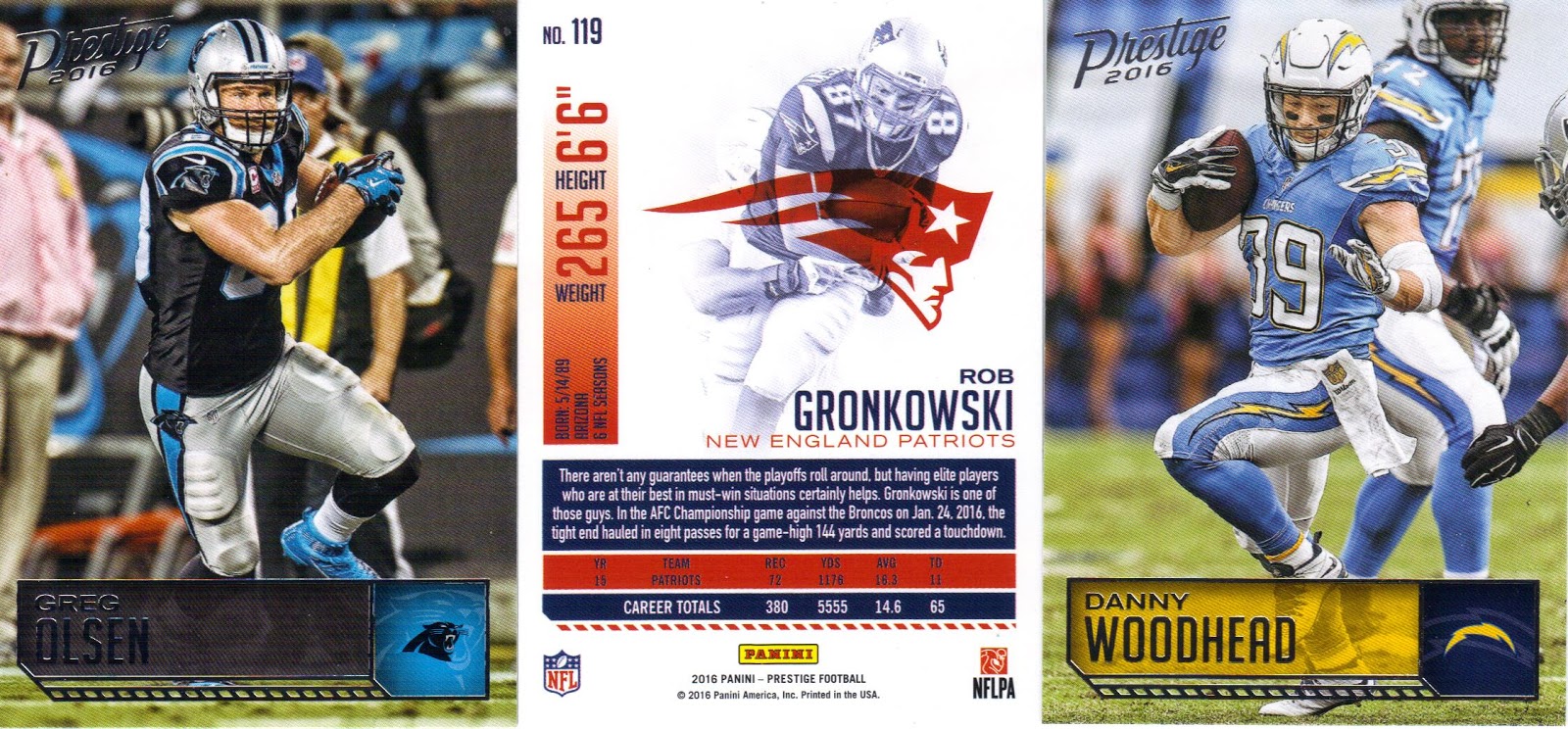 Nothing If Not Random 2016 Panini Prestige Football Cards