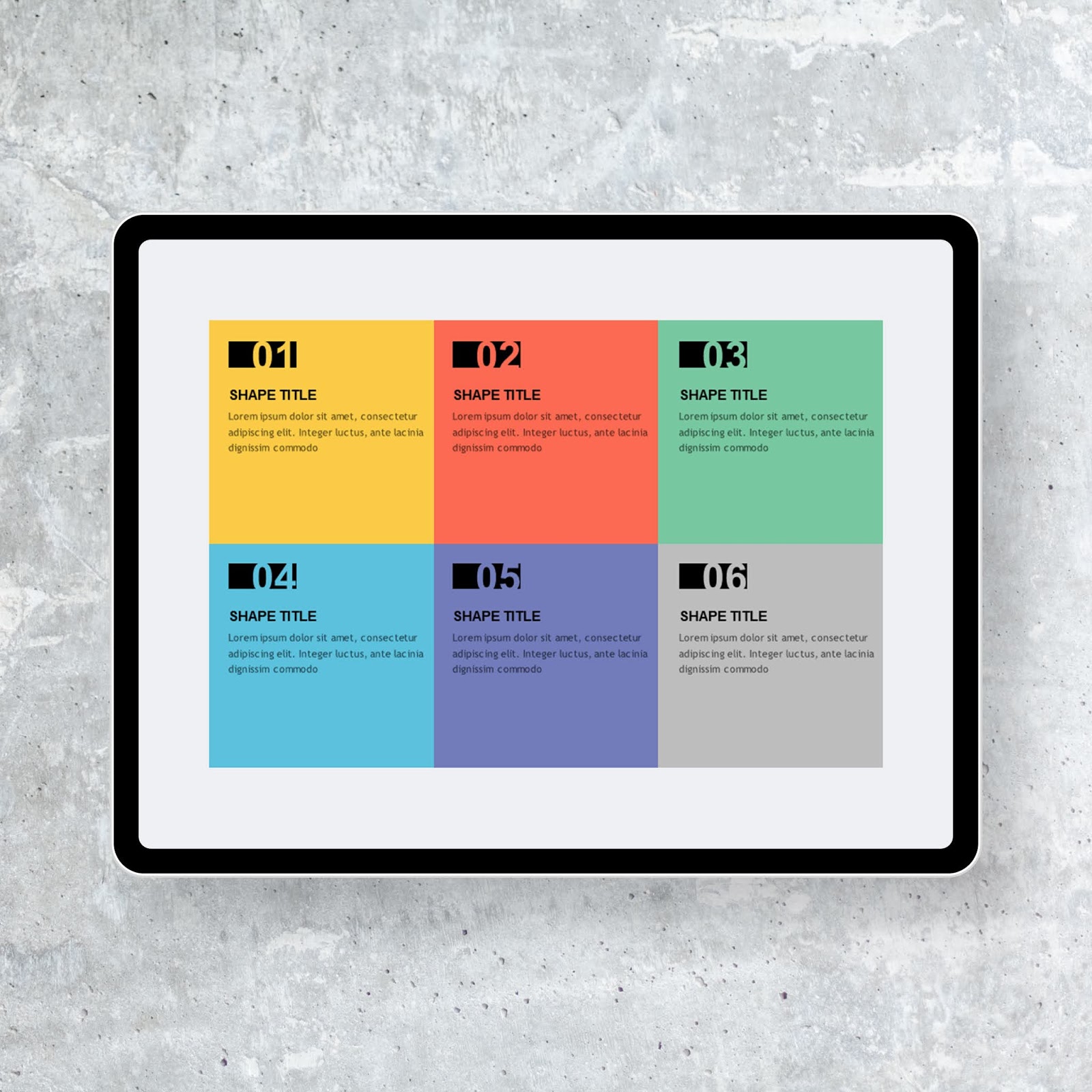 Grid Template For Powerpoint