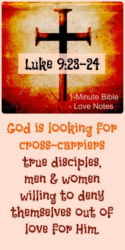 1Minute Bible Love Notes The Crux of Sin SELF