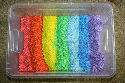 Сенсорная коробка Разноцветный рис.