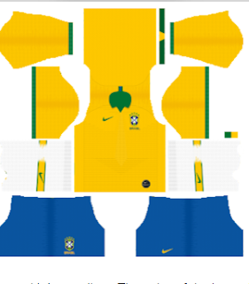 Brazil Kits & Logo 2021 Dream League Soccer