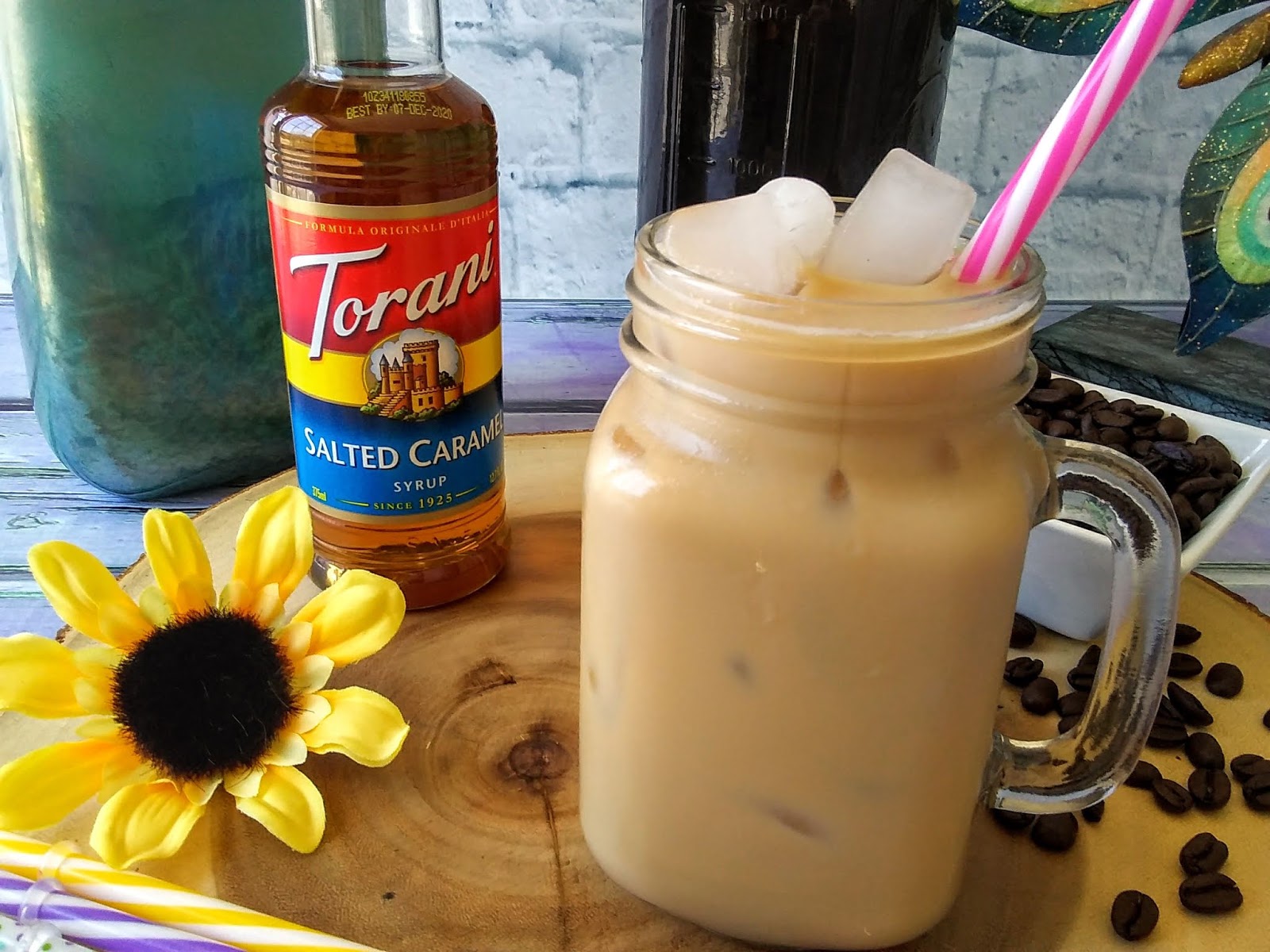 Mom Knows Best: Dairy Free Salted Caramel Cold Brew Coffee Latte