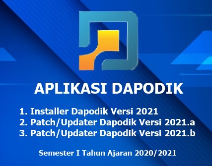 Installer Dan Patch Terbaru Aplikasi Dapodik Versi 2021 2021 A Dan 2021 B Semester 1 Tahun Pelajaran 2020 2021 Dadang Jsn