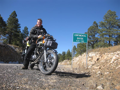 Continental Divide, New Mexico, Motorcycle trip, bike ride