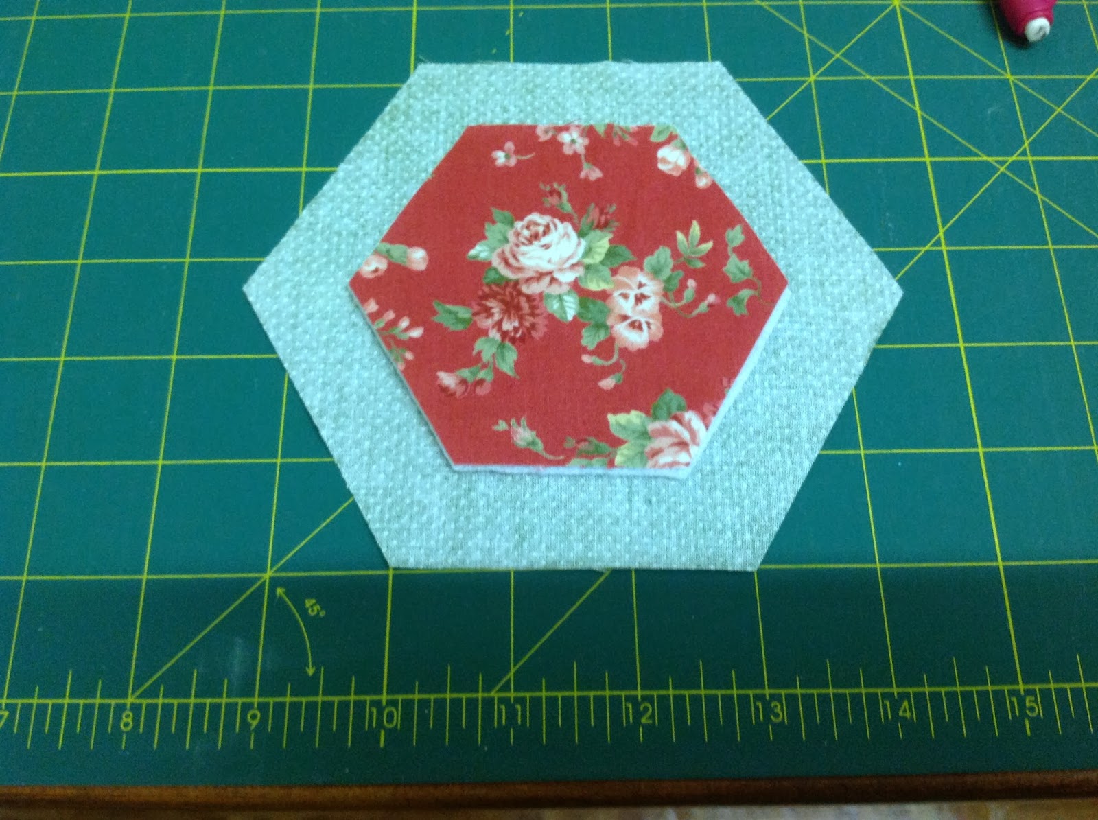 Jennifer Wilson Quilt as you go Hexagons