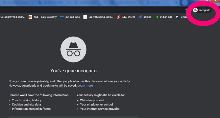 Incognito Mode for Chrome