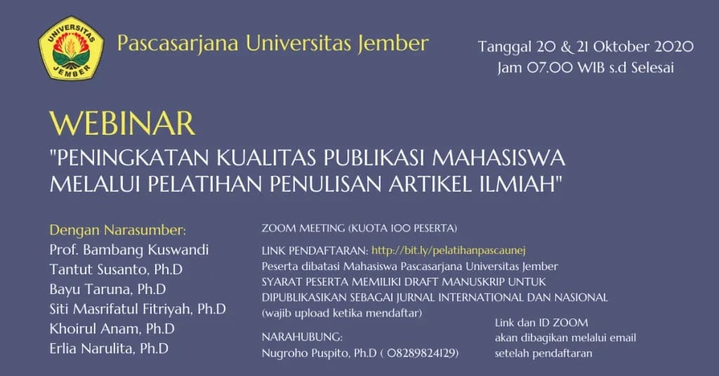 √Teks MC Seminar Online, Acara Formal 2 Hari