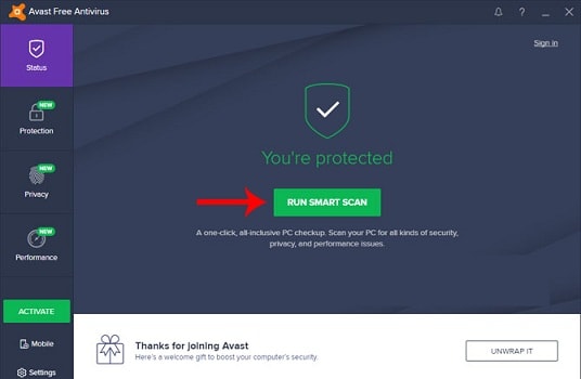 how to disable avast free antivirus