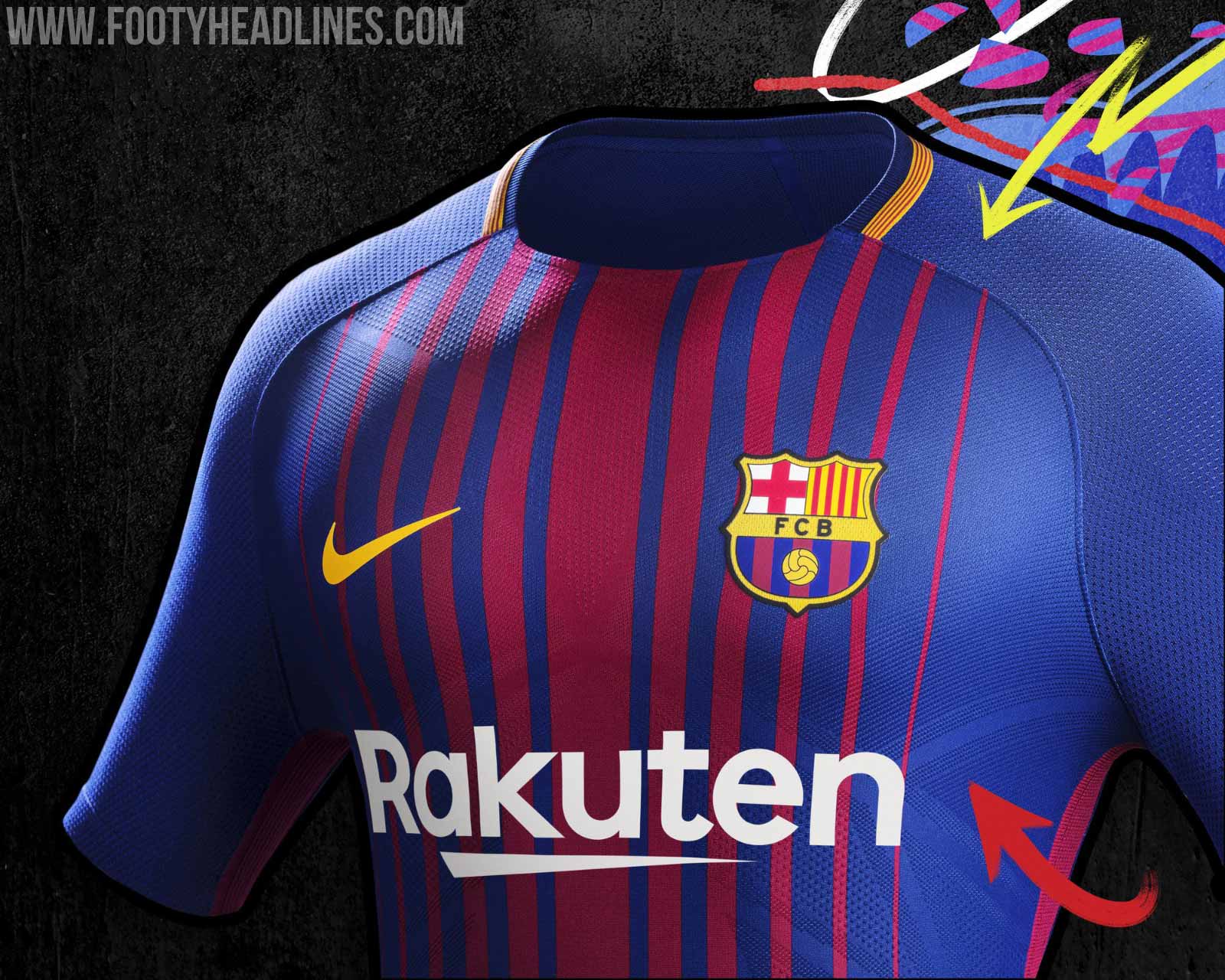 Maillot Domicile FC Barcelona 2017 Maillot Domicile FC Barcelona 2017