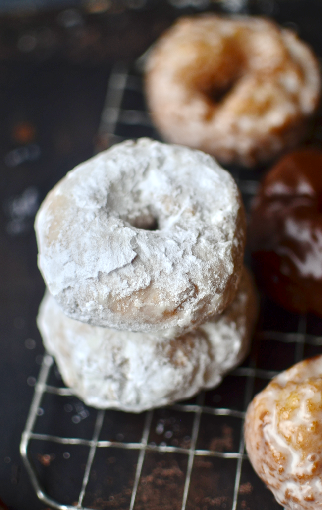 Yammie's Noshery Old Fashioned Sour Cream Cake Doughnuts