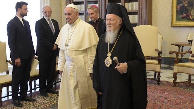 Папа Франциск зустрівся з Патріархом Варфоломієм