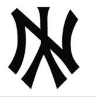 upside down yankees logo
