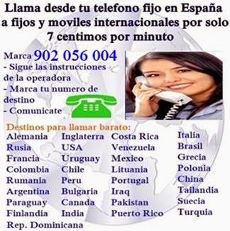 Llamadas internacionales baratas desde espana