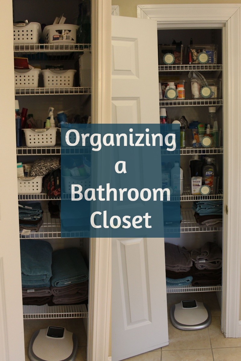 Organizing My Bathroom Closet