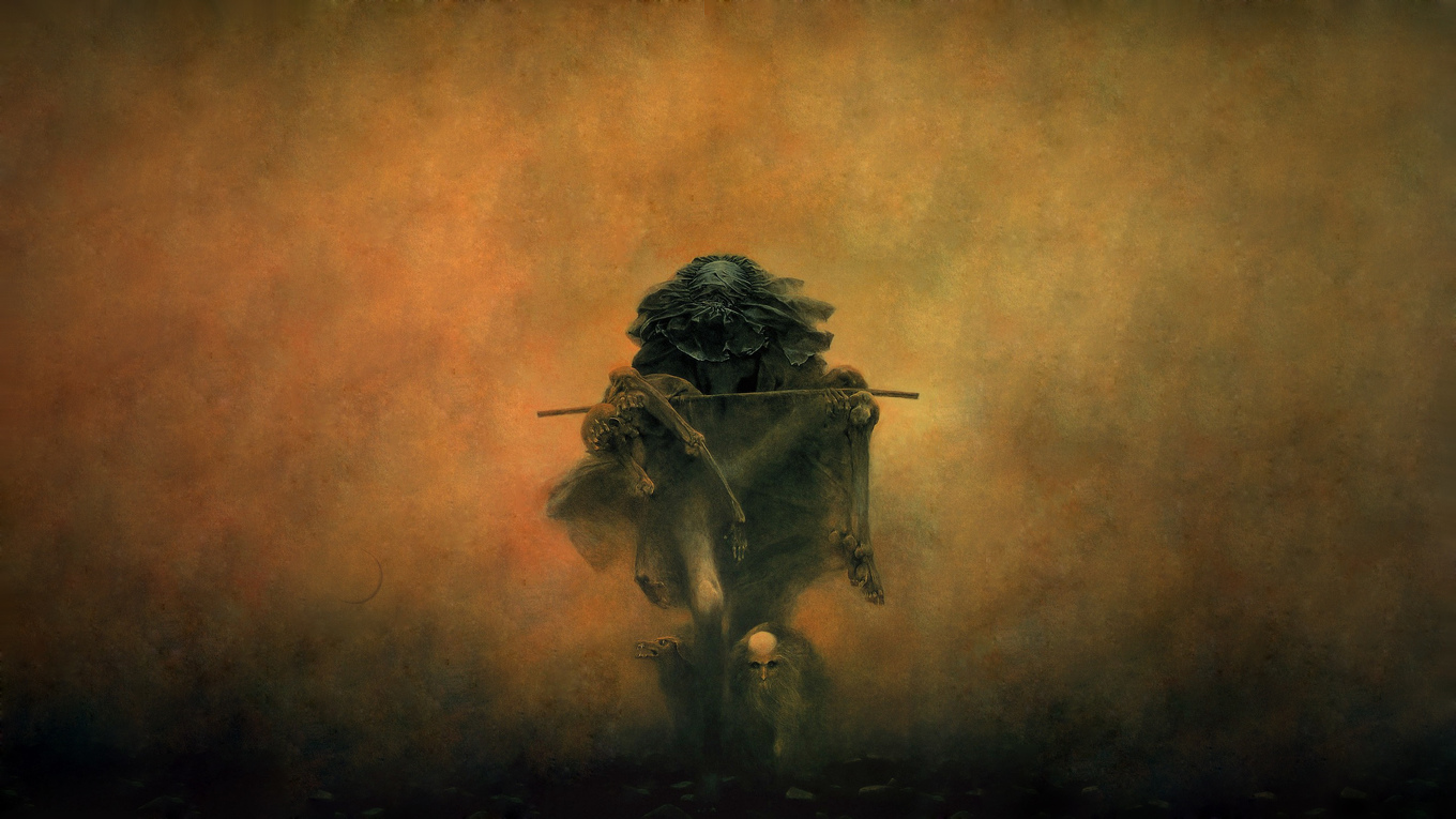 awesome pictures: Zdzislaw Beksinski HD Wallpaper