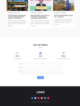 Giao diện giới thiệu dịch vụ đẹp mẫu số 1