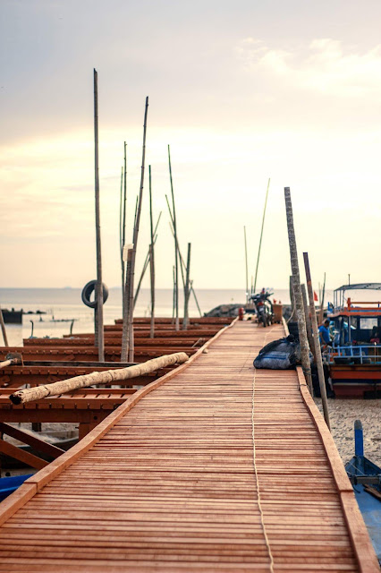 Keindahan sunset di Kuala Sungai Padang, Perlis